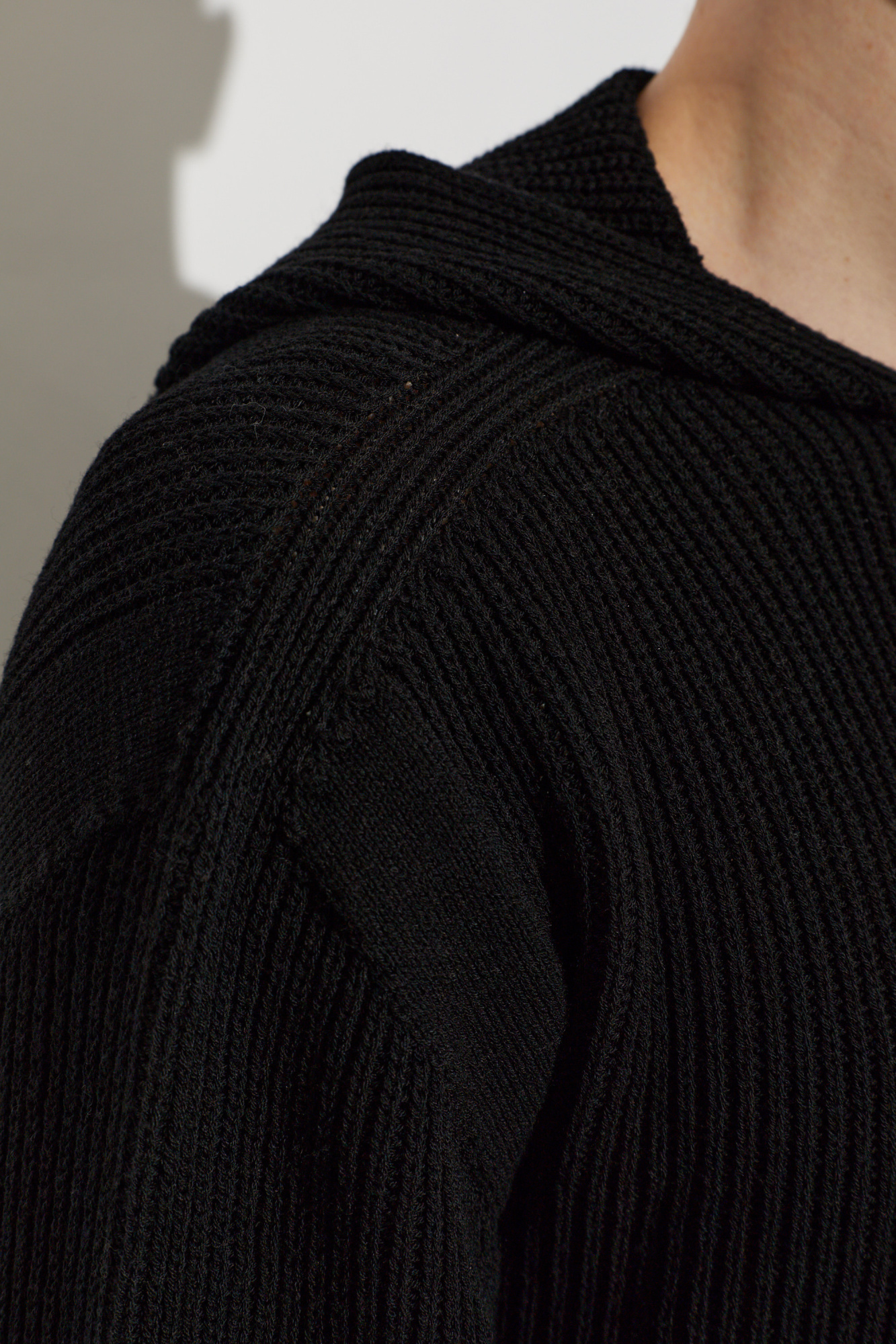 Rick Owens Wool cardigan with hood | Men's | Vitkac